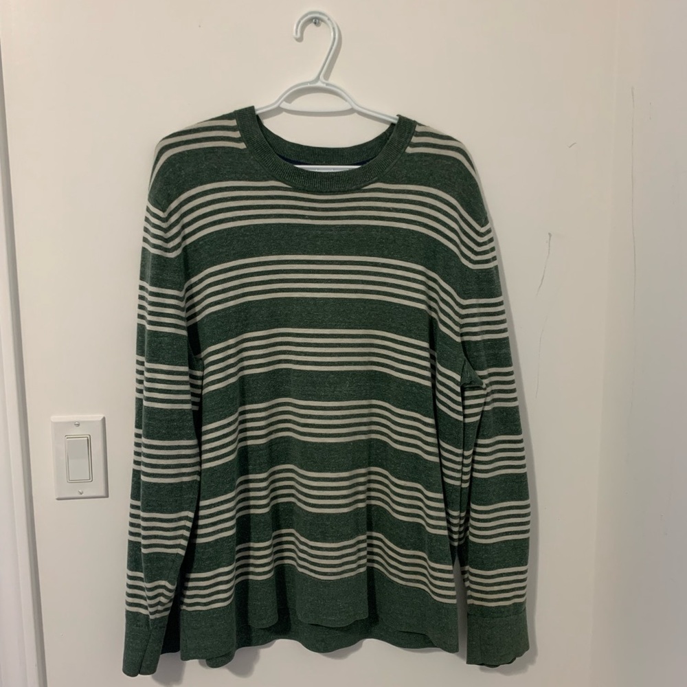 XL horizontal stripes long-sleeve shirt